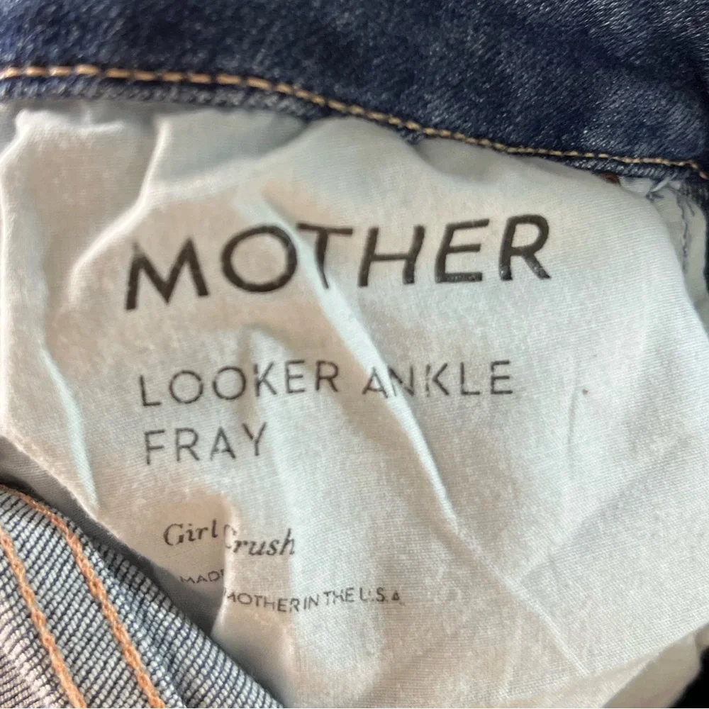 Mother Jeans Looker Ankle Fray Sz 28 - Picture 6 of 6